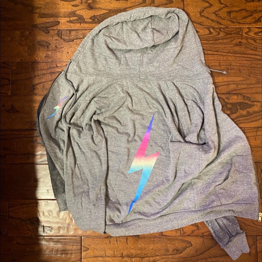 Aviator Nation Rainbow Bolt Hoodie